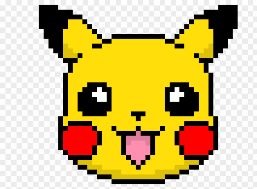 Pikachu Pokémon Pixel Art Drawing PNG
