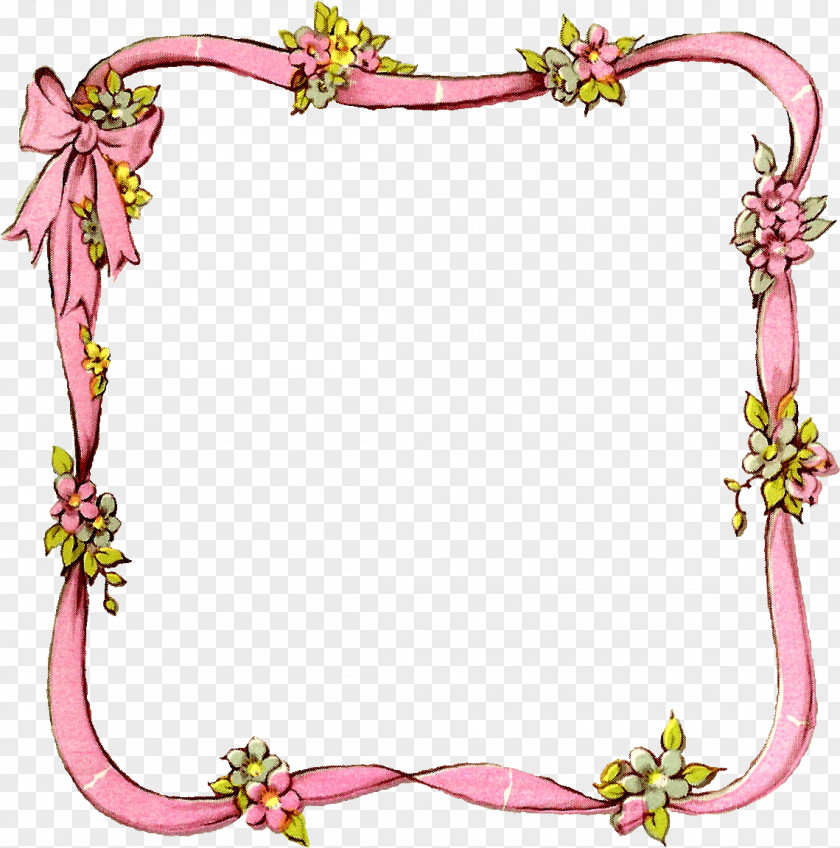 Ribbon Borders And Frames Picture Clip Art Image PNG