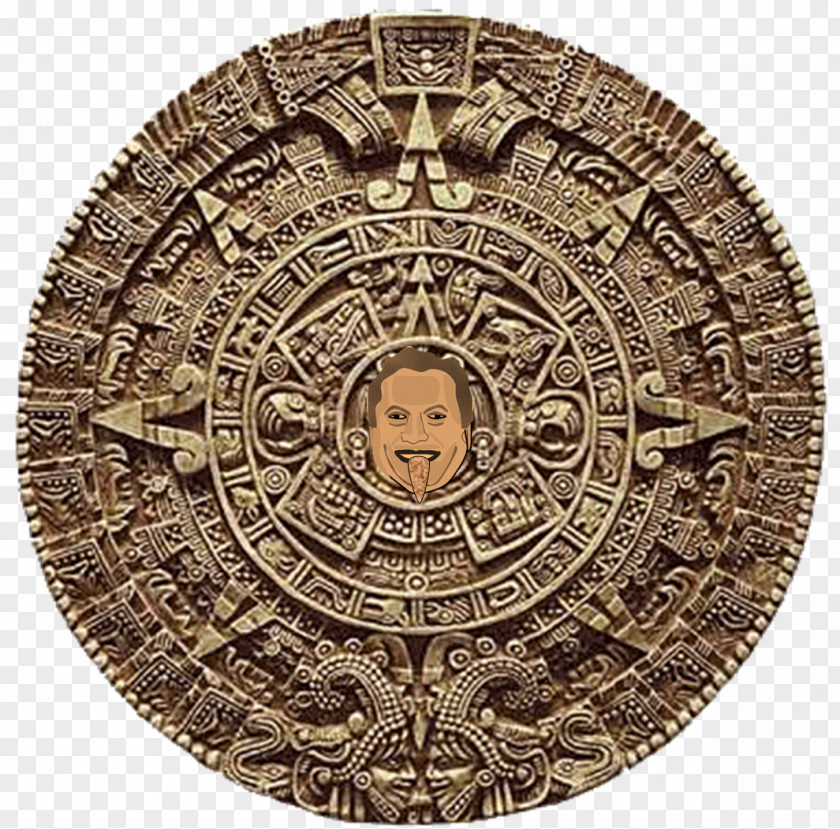 Symbol Tenochtitlan Aztec Calendar Stone Mexico City PNG