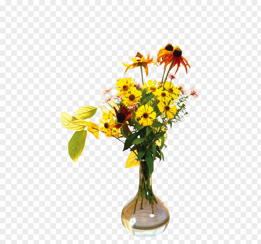 Vase Floral Design PNG