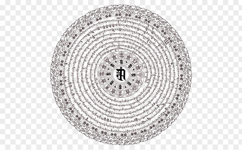 Buddhism Mantra Di Namgyalma Mandala Ushnisha PNG