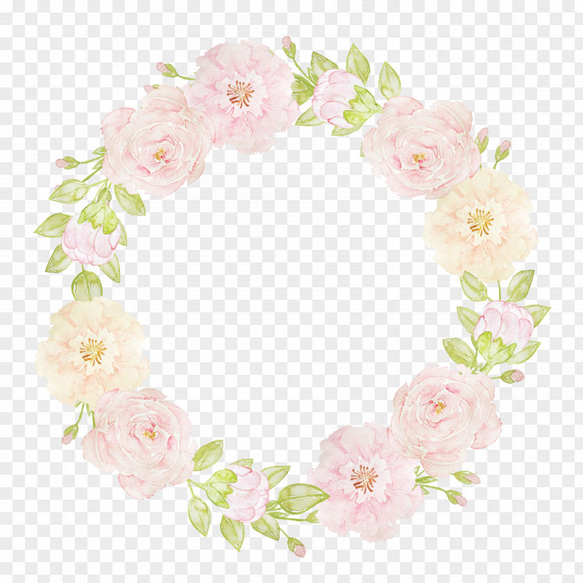 Hand-painted Garlands Floral Design Flower Watercolor Painting Garland Clip Art PNG