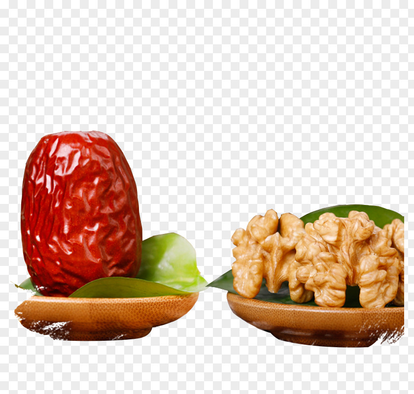 Dates And Walnuts Vegetarian Cuisine Walnut Dim Sum Jujube PNG