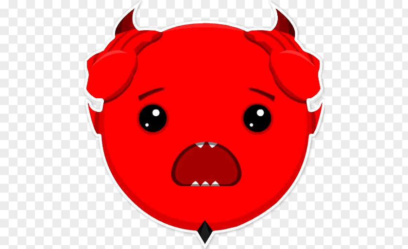 Devil Emoji Snout Character Clip Art PNG