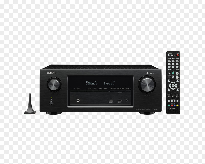 Dolby Stereo Denon AVR-X3400H 7.2 Channel AV Receiver Home Theater Systems 4K Resolution PNG