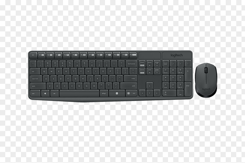 Keyboard Computer Mouse Wireless Logitech Unifying Receiver PNG
