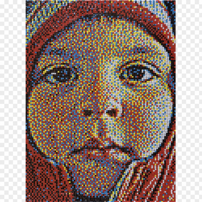 Pin Eric Daigh Mosaic Drawing Portrait Artist PNG