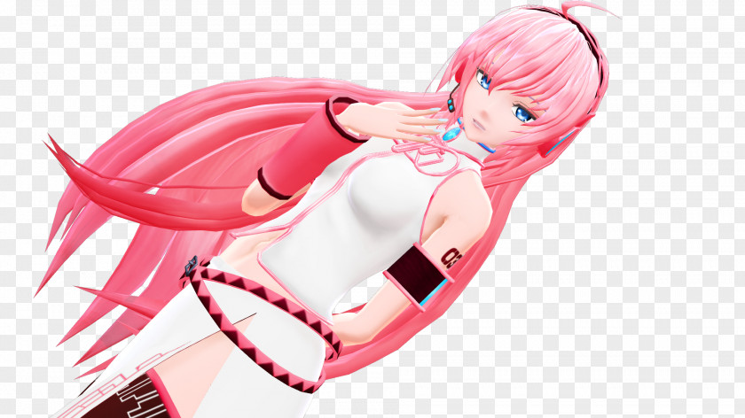 Sakura Megurine Luka MikuMikuDance Vocaloid DeviantArt Just Be Friends PNG