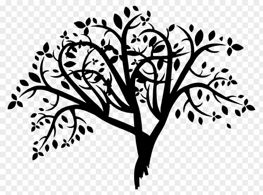 Abstract Tree Silhouette Clip Art PNG