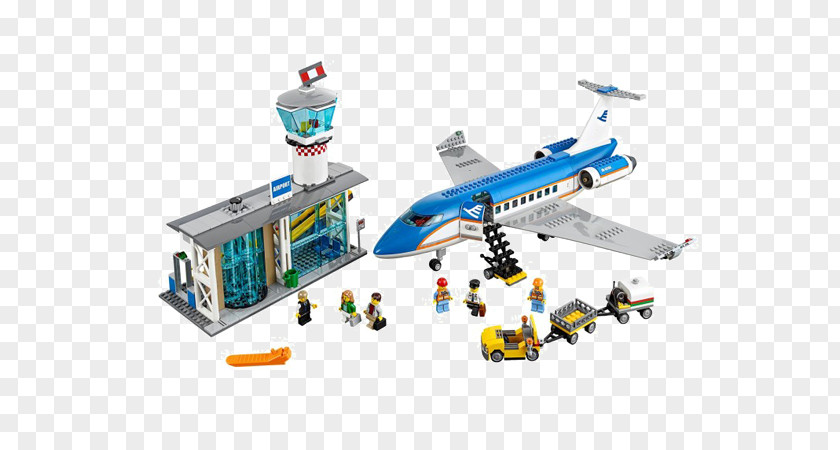 Airport Terminal Airplane LEGO 60104 City Passenger Lego PNG