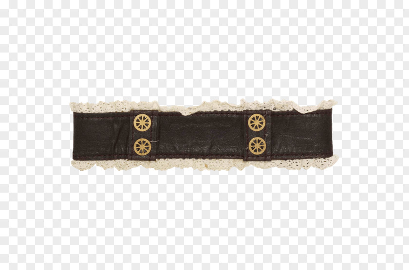 Belt Steampunk Collar Faux Leather & Lace Choker Fancy Dress 0 PNG