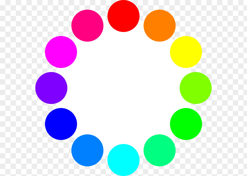 Circle Color Wheel Complementary Colors Clip Art PNG