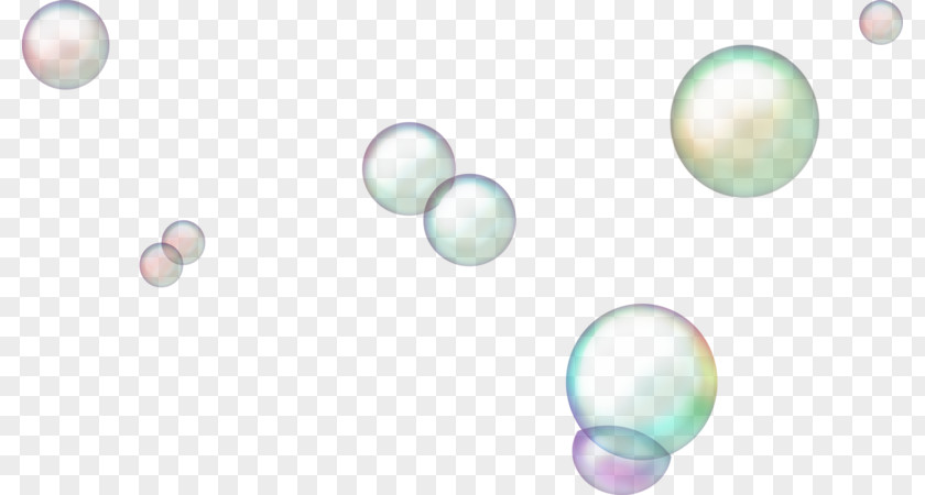 Floating Bubbles Material Wallpaper PNG