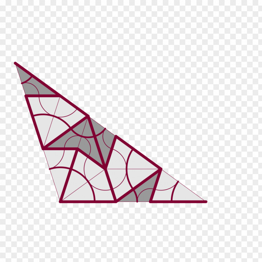 Triangle Penrose Tiling Tessellation Finite Subdivision Rule Mathematician Physicist PNG