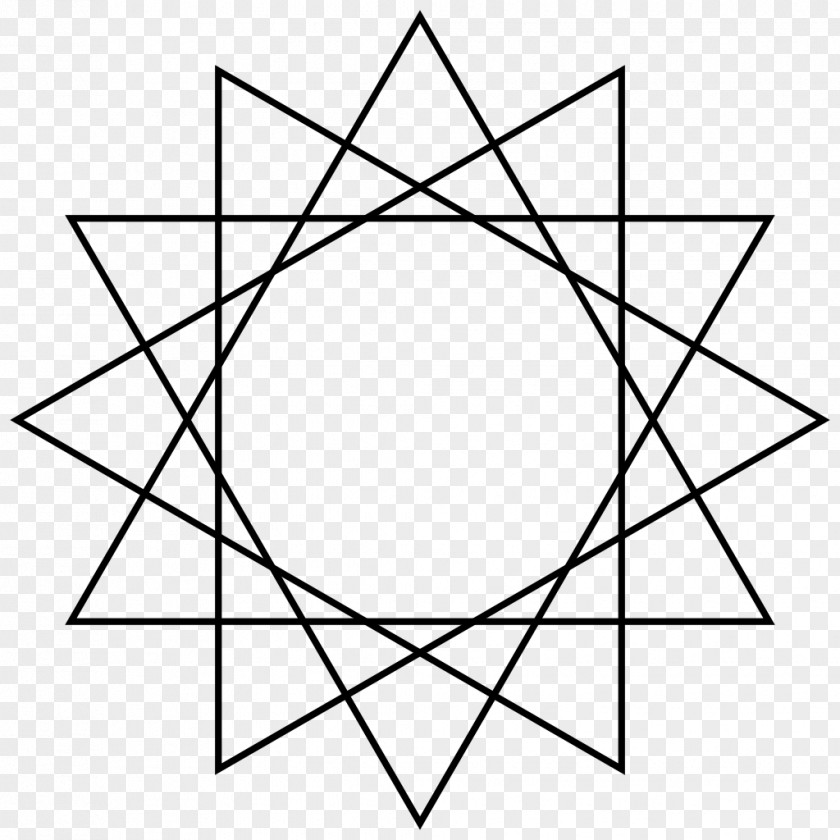 22 March Star Polygon Dodecagon Circumscribed Circle Regular PNG