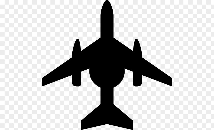 Airplane Icon Silhouette Flight PNG