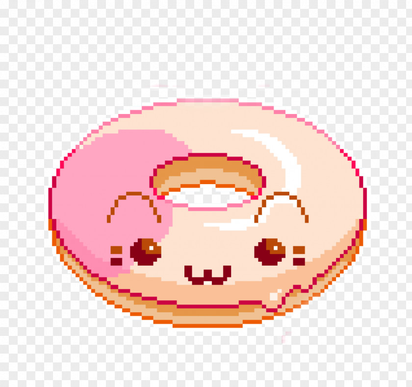 Breakfast Donuts Pixel Art Jelly Doughnut PNG