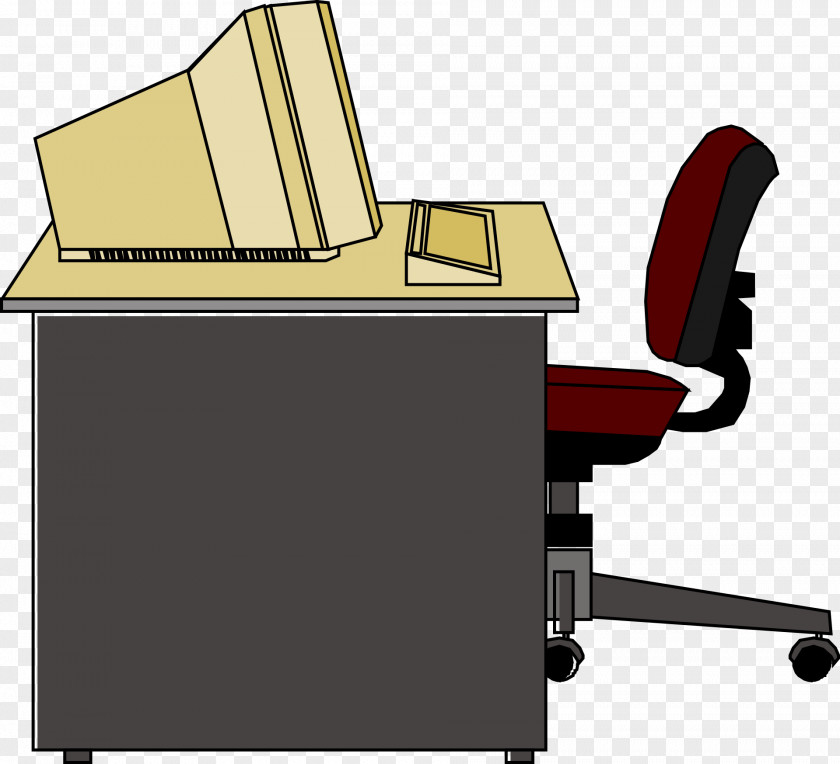 Desk Table Office Clip Art PNG