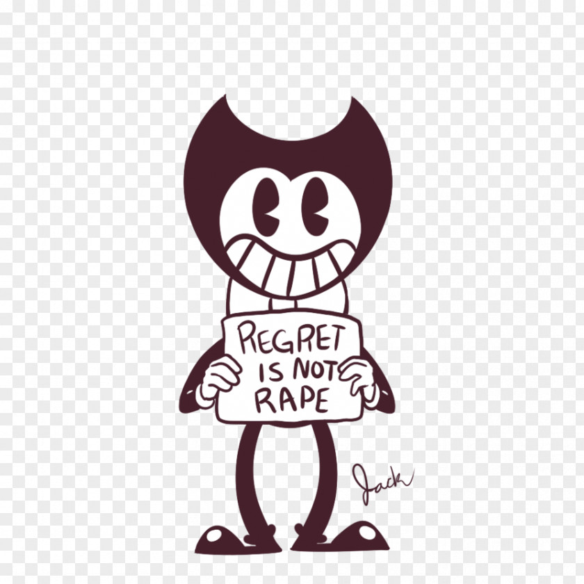 Neutrois Drawing Bendy And The Ink Machine Fan Art Cartoon PNG