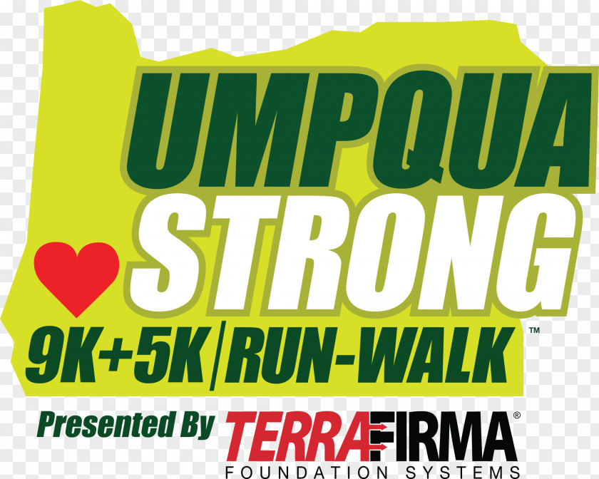 UMPQUA STRONG 9K & 5K Run/Walk Umpqua Community College Shooting Running PNG