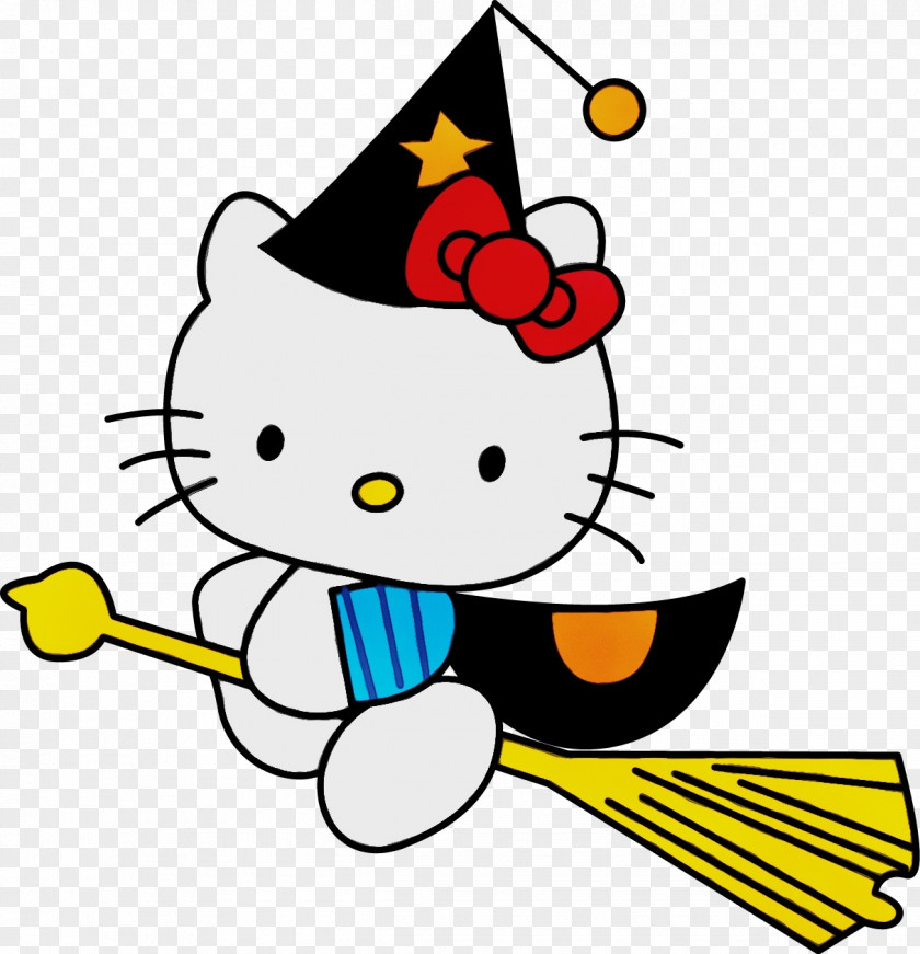 Hello Kitty Coloring Book Drawing Halloween Cat PNG