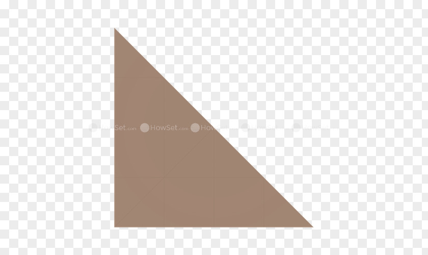 Triangle Origami Paper Turtle PNG