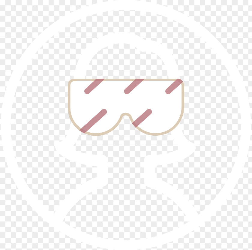 Glasses Goggles Line PNG