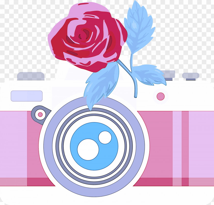 Camera Flower PNG