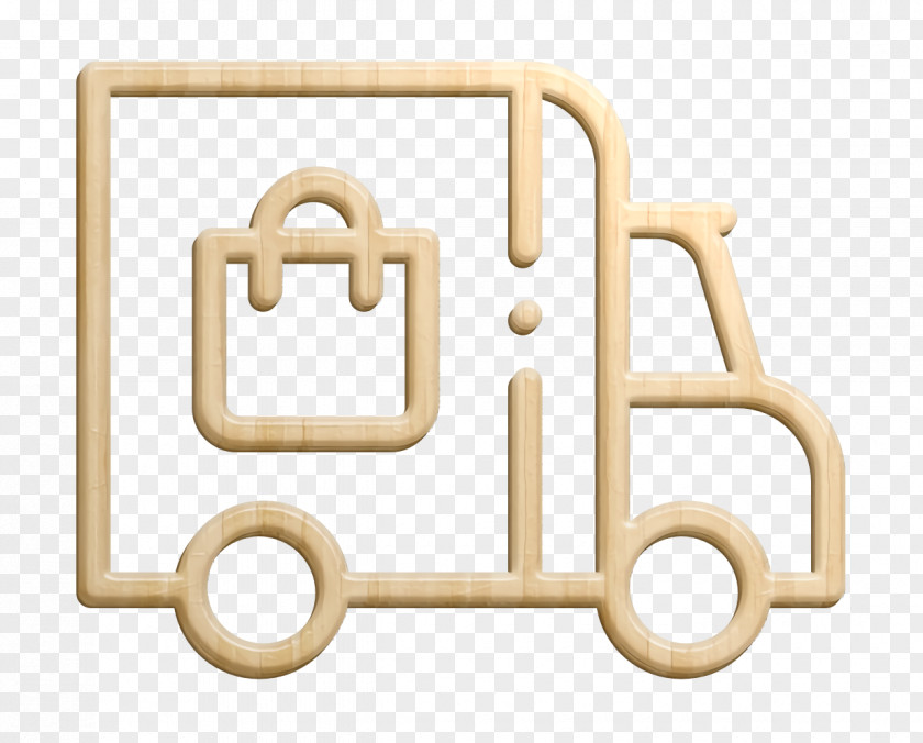 Delivery Truck Icon Shipping And Online Shopping PNG