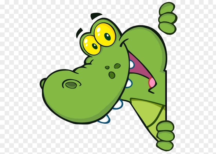 Happy Crocodile Alligator Cartoon Clip Art PNG