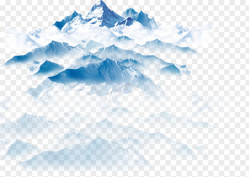 Iceberg, Ice, Taobao Material Snow PNG