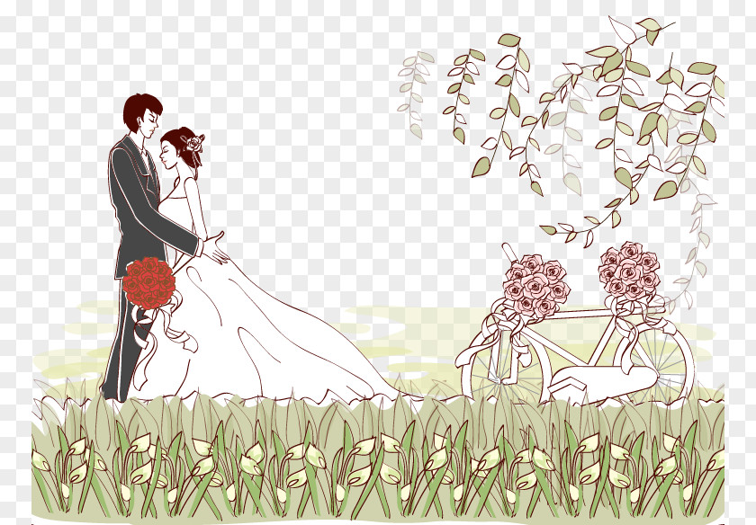 Illustration Wedding Marriage PNG