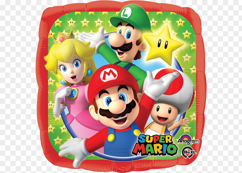 Mario Bros Super Bros. Luigi Princess Peach Toad PNG