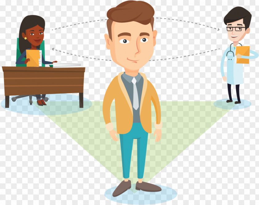 Animation Standing Patient Cartoon PNG