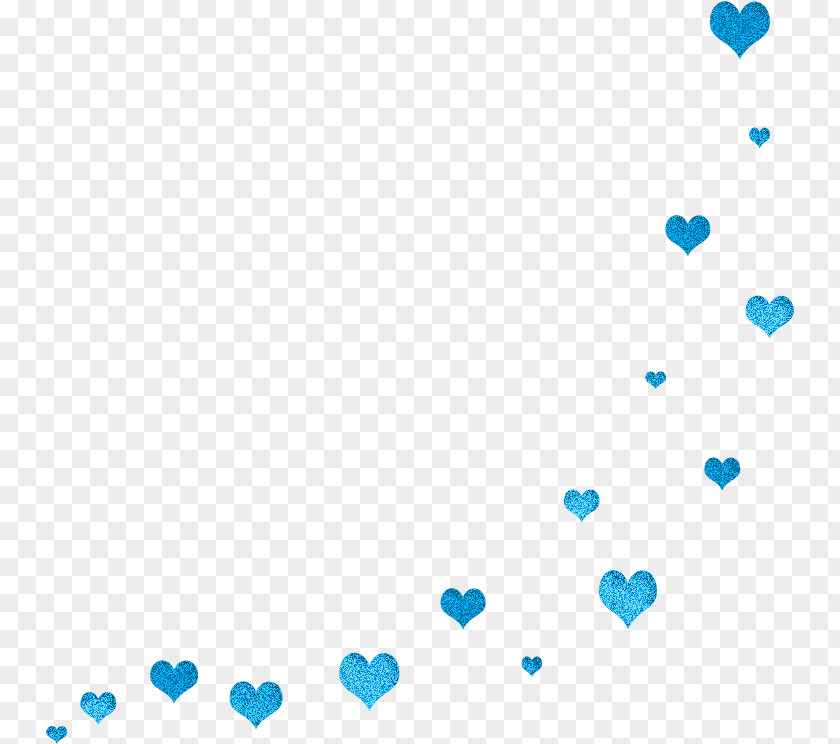 Azure Turquoise Graphic Heart PNG