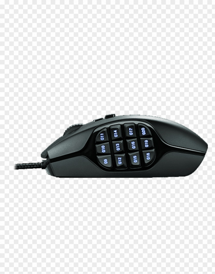 Computer Mouse Logitech G600 Laser Video Game PNG