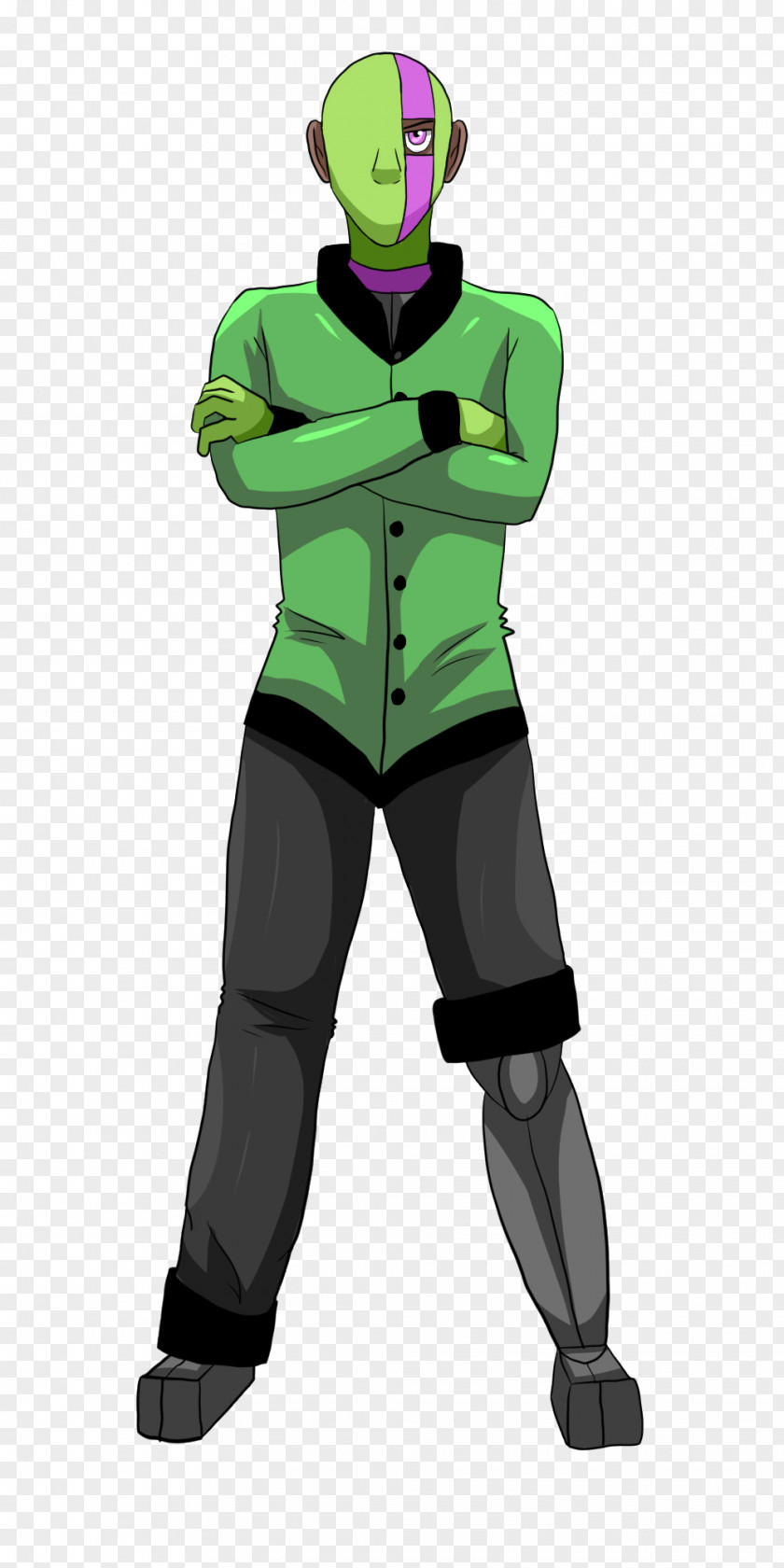Formal Attire Animated Cartoon Illustration Green Headgear PNG