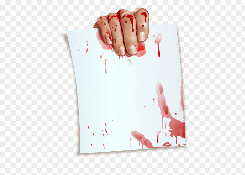 Vector Bloody Hand PNG