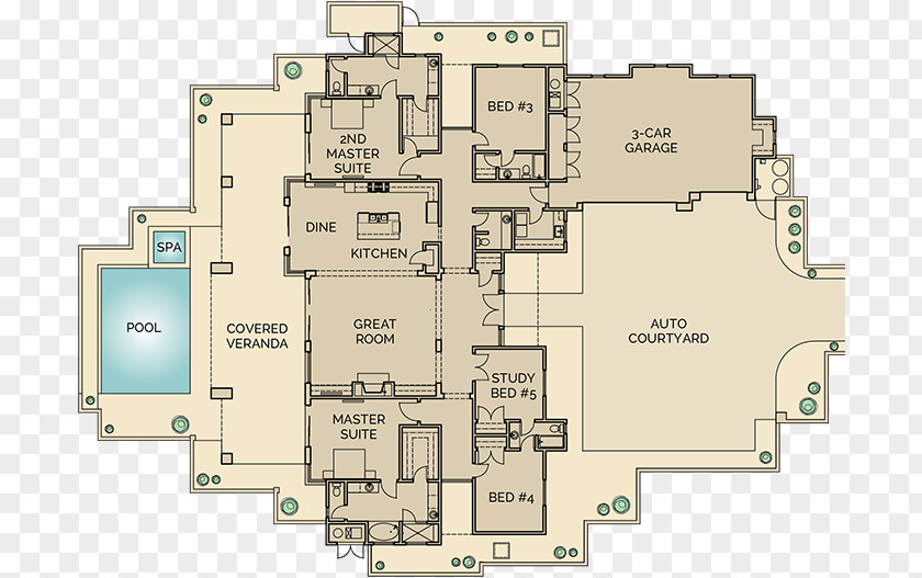 Desert Mountains Mountain Club Floor Plan House Wiring Diagram PNG