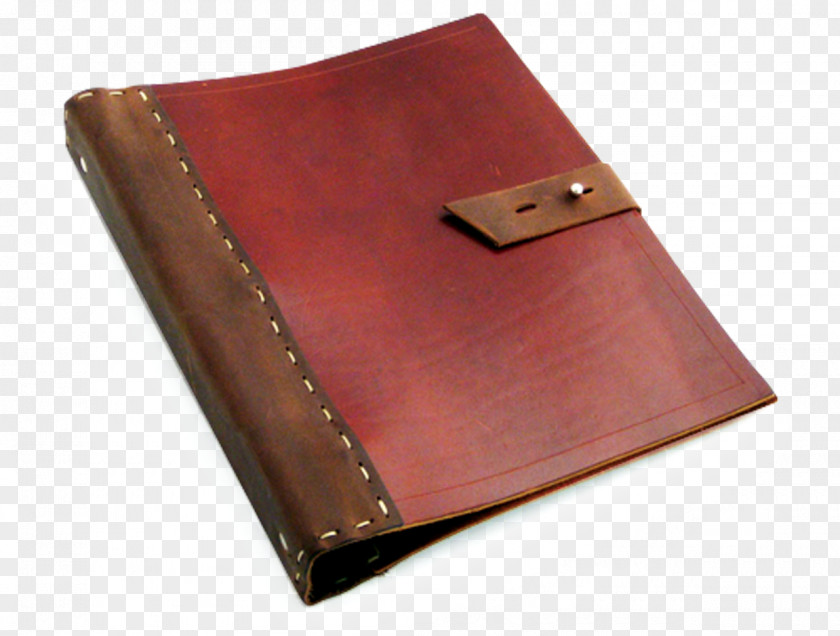 Notebook Ring Binder Leather Material Presentation Folder PNG