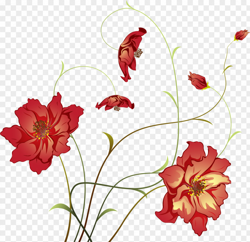 Painting Watercolor Watercolour Flowers Vector Graphics Image PNG