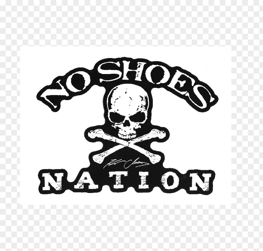 T-shirt Decal Sticker Die Cutting No Shoes Nation Tour PNG
