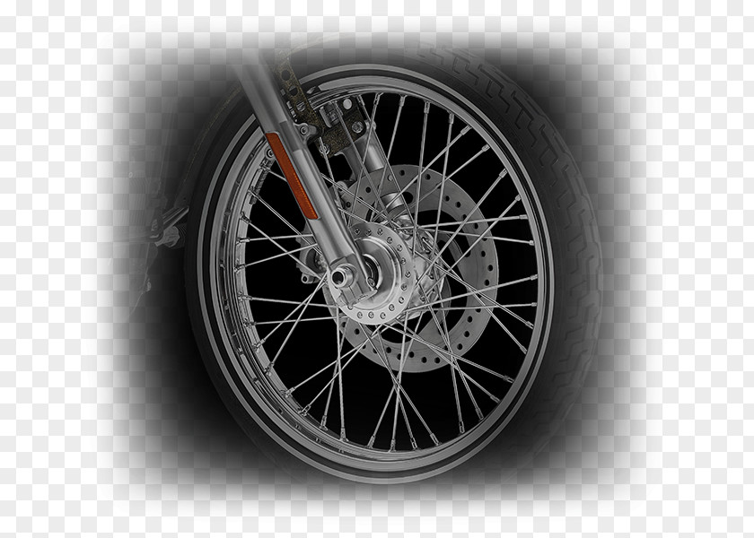 Whitewall Tire Alloy Wheel Harley-Davidson Motorcycle Spoke PNG