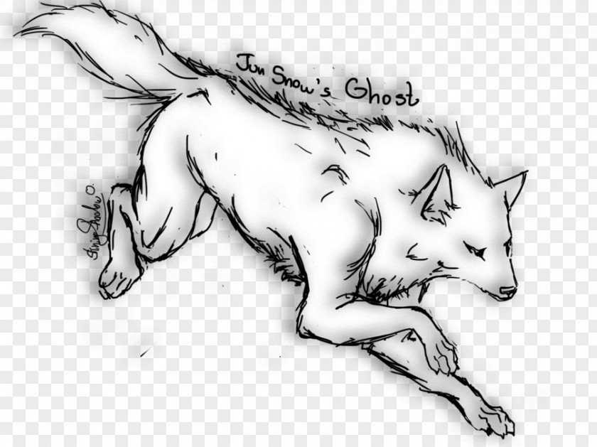 Ghost Shadow Jon Snow Drawing Tyrion Lannister Fan Art Sketch PNG