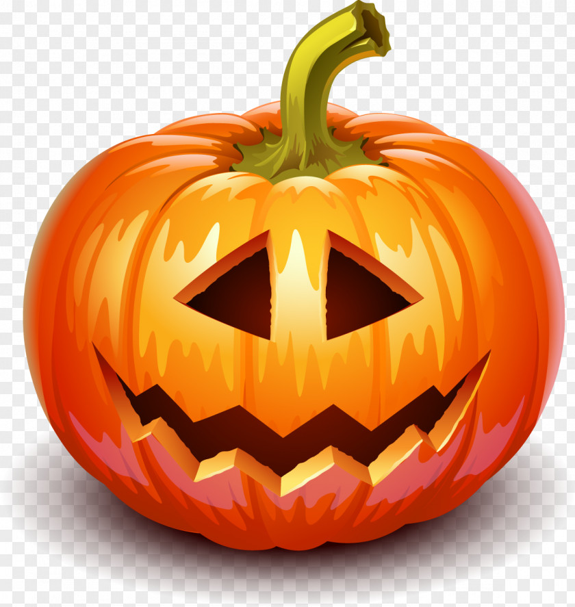 Halloween Pumpkin Head Vector Jack-o-lantern PNG