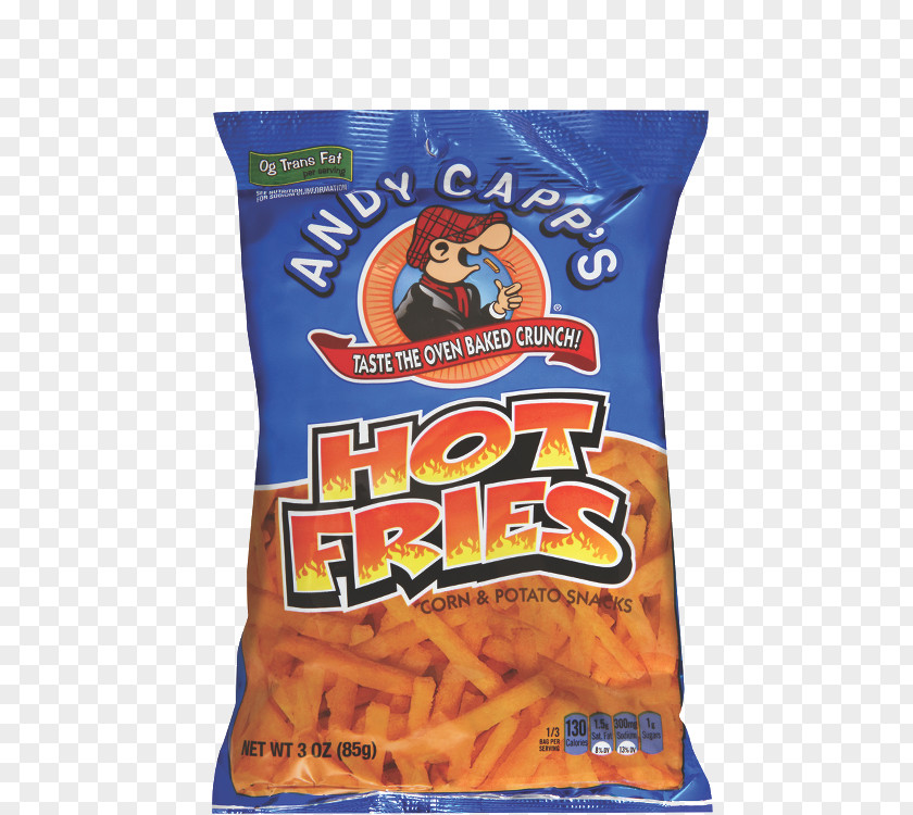 Hot Item Potato Chip French Fries Andy Capp's Barbecue PNG