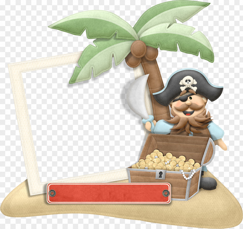 Cartoon Pirates Piracy Picture Frame Clip Art PNG