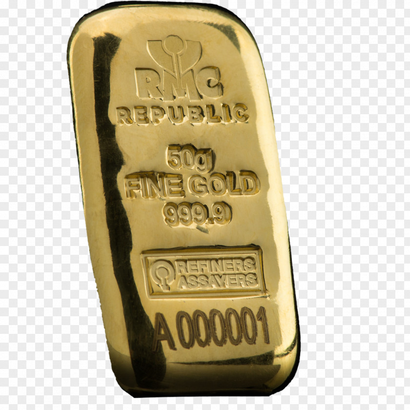 Gold Bar Metal Silver Bullion PNG