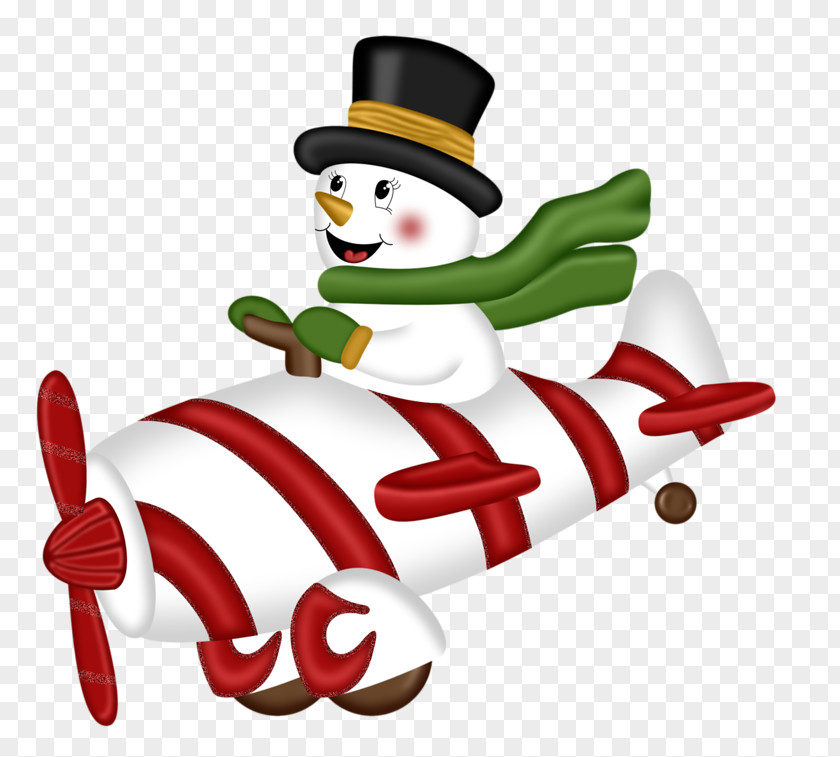 Happy Snowman Santa Claus Christmas Clip Art PNG