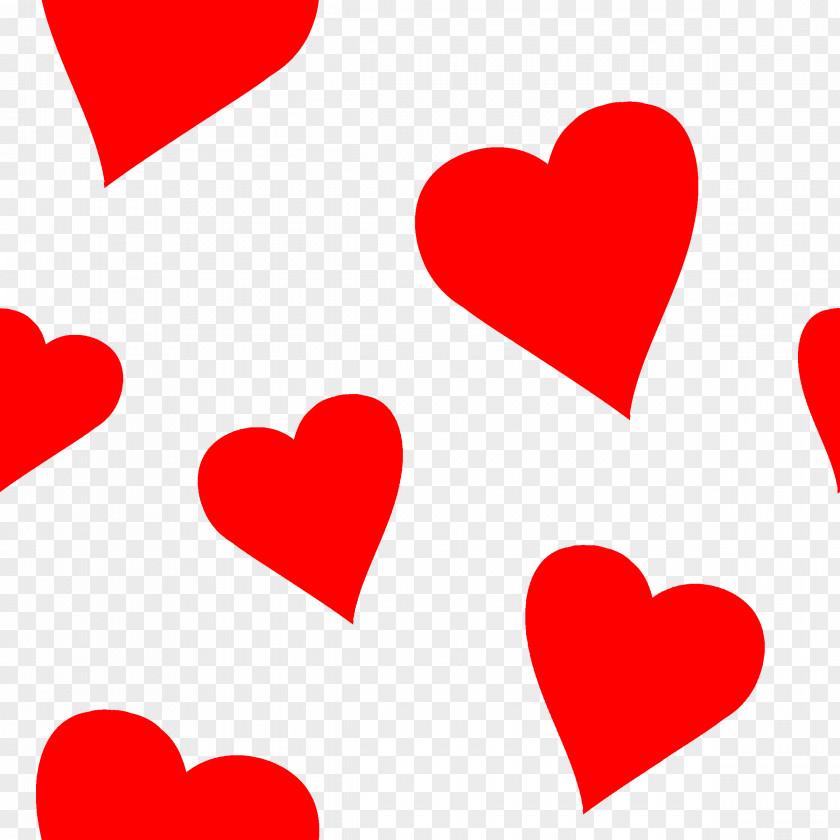 Heart Right Border Of Valentine's Day Red Clip Art PNG